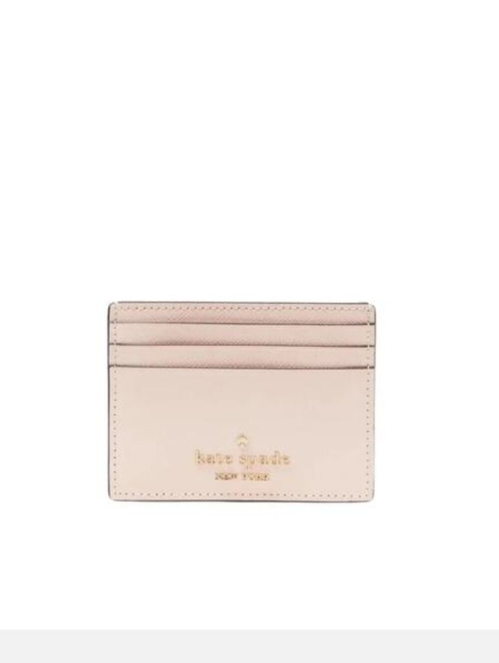 Kate Spade Conch Pink Small Madison Leather Card Holder NWT